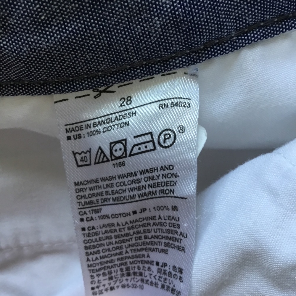 Banana Republic White Men Aiden Chino Shorts - Picture 14 of 15